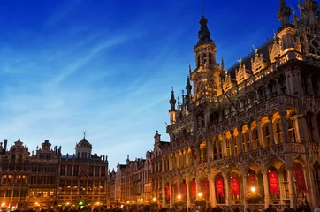 Crédence de cuisine en verre imprimé Bruxelles Grand place de bruxelles - Belgique