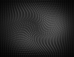 metal background with dots pattern