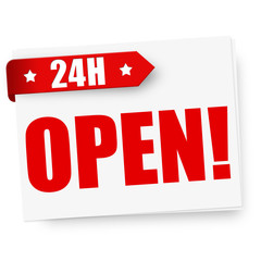 24H Open! Button, Icon