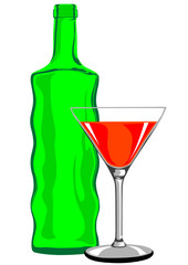 Martini bottle