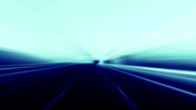 Blurred asphalt road and blue abstract 4