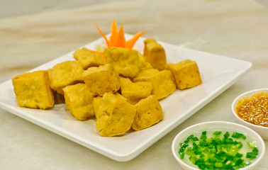 Fried tofu