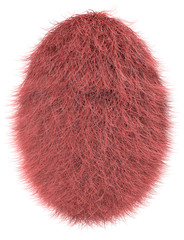 furry egg light red color