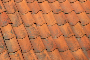Old roof tiles