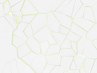 Abstrakter 3D Voronoi Diagramm Hintergrund