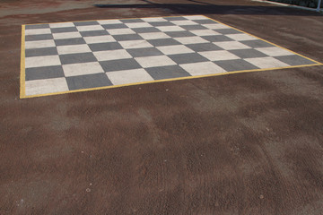 Chess board.