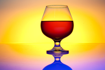 glass brandy