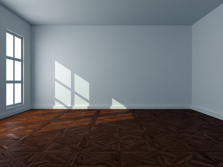 Interno vuoto con finestra