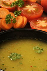 Vegetable soup Minestra di verdure Sopa 汤