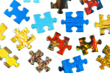 Pieces of puzzle