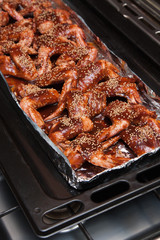 sweet and sour chicken wings