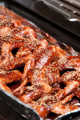 sweet and sour chicken wings