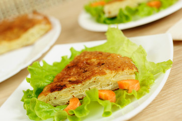 Spanish national dish - tortilla