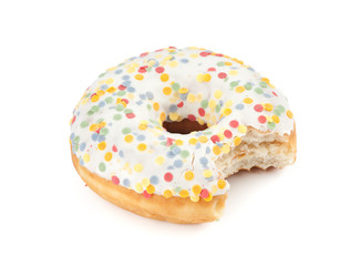 donut on a white background