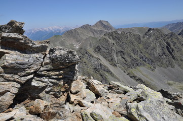 Blick vom Pirchkogel zum Rietzer Grieskogel