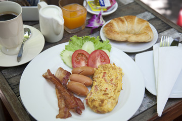 American breakfast
