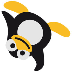 Obraz premium penguin_overhead