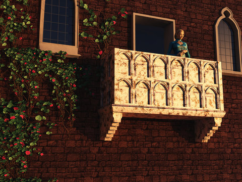 Juliet On Her Balcony