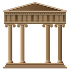 vector ancient greek architecture