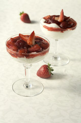 Coupes de fruits rouges