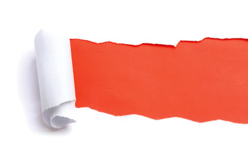 Torn paper