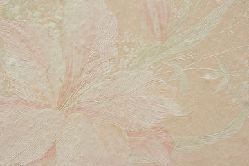 Vintage pearl pink floral , wallpaper