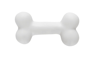 Cartoon like, funny bone isolated on white background