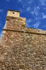View of Rabat (Victoria) fortress (Gozo, Maltese islands)