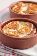 Apricot clafoutis