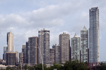 Fototapeta na wymiar Panama City skyline, Panama.