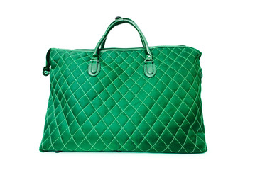 Woman accessory - stylish bag on white