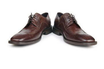 Male shoes in fashion concept