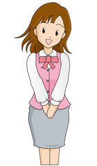 オフィスレディ・事務員・受付／案内　笑顔