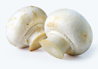 white mushrooms