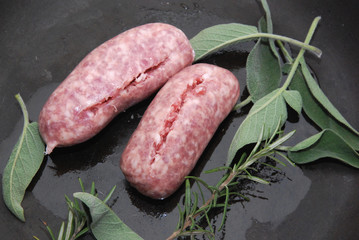 salsicce di maiale salvia e ramerino