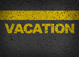 Fototapeta premium Dark Asphalt Background - Vacation