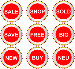 STICKER WITH THE INSCRIPTION SALE