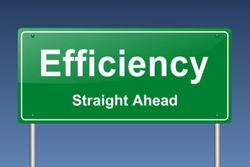 efficiency traffic sign