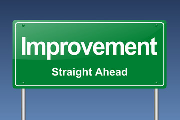 improvement traffic sign