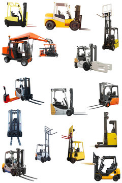 The image of different loaders