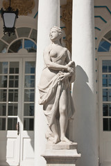 The statue in the ensemble of the Catherine Palace. St. Petersbu