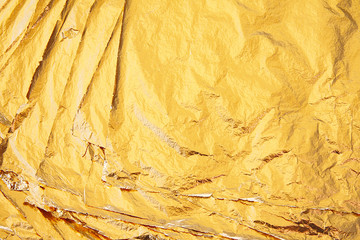 the pile of gold leafs, background