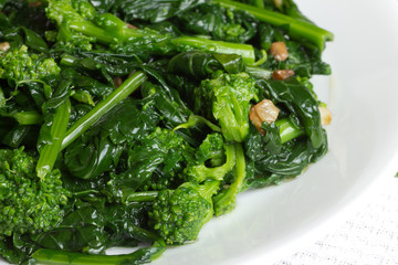 Italian Broccoli Rabe with Olive Oil and Garlic