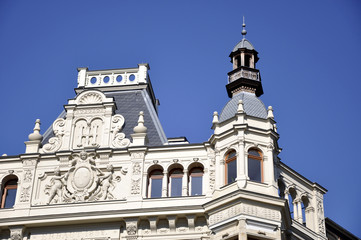 Fototapeta na wymiar Leipzig Gründerzeithaus Detail