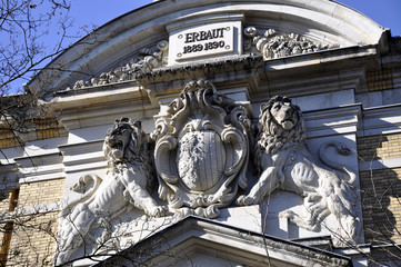 Leipzig Gebäude der HTWK Detail