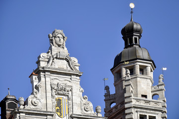 Fototapeta premium Neues Rathaus Leipzig Detail