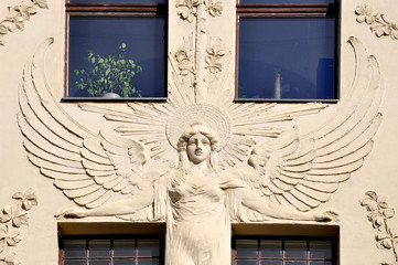 Leipzig Jugendstilhaus Detail