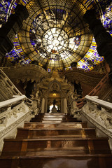 Obraz premium Stairway at Erawan Museum