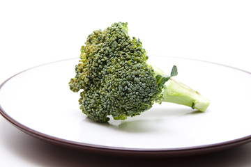 Broccoli auf Teller