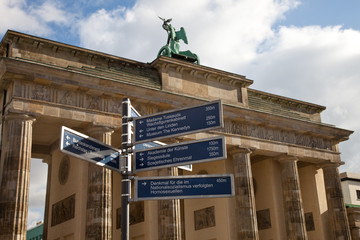 Brandenburger Tor - Schild © Tiberius Gracchus